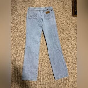 Wrangler Light Blue Straight Leg Jeans
